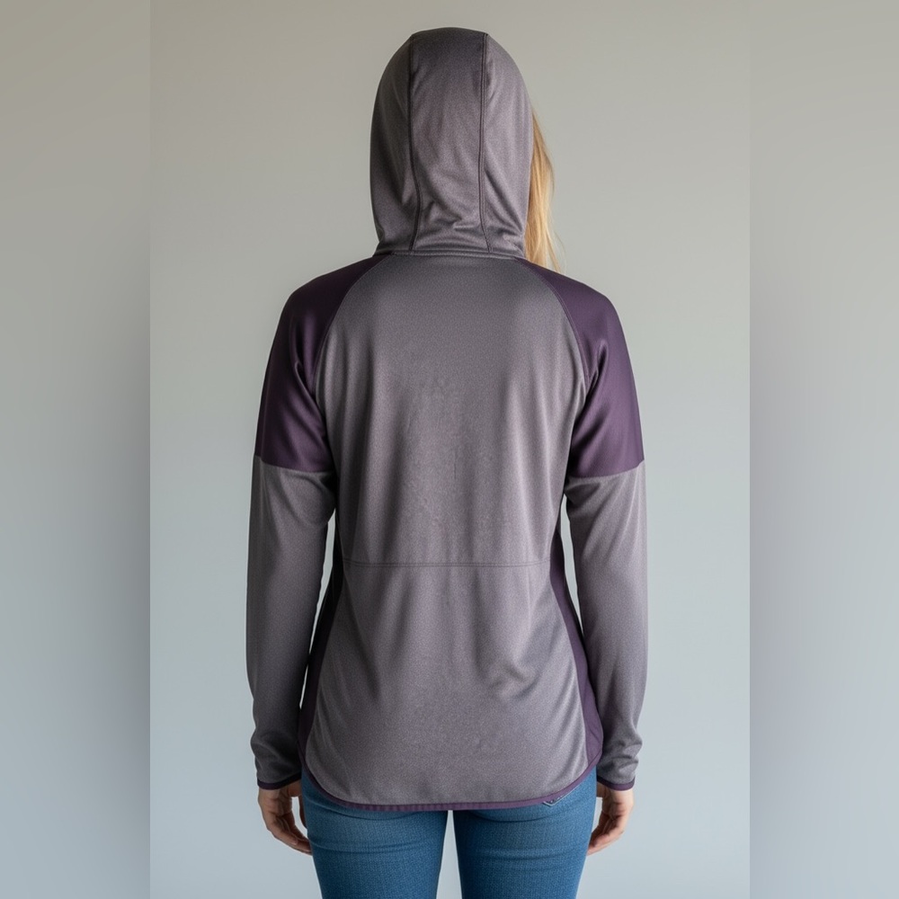 Columbia Women’s Hooded Performance Jacket – Plum Purple – Size L - Picture 3 of 17